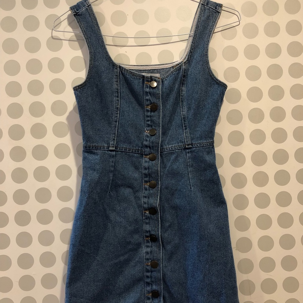 Urban Outfitters Jean Button-Up Dress
